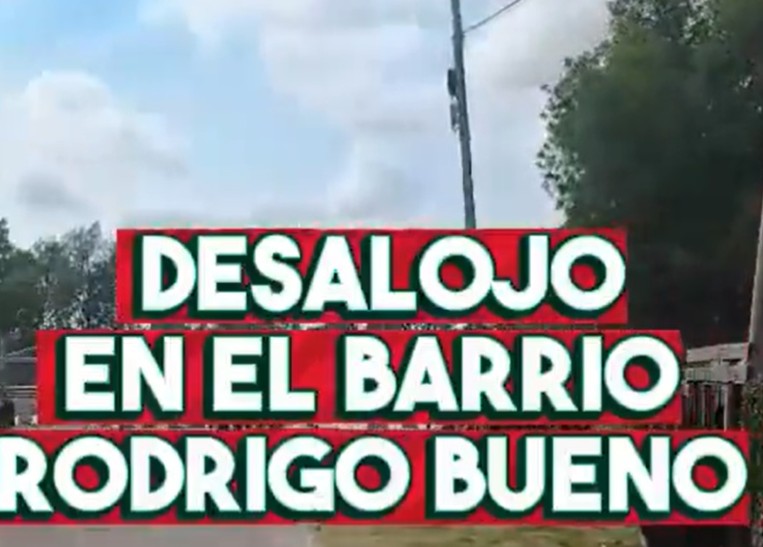 Denuncian desalojos ilegales en el barrio Rodrigo Bueno