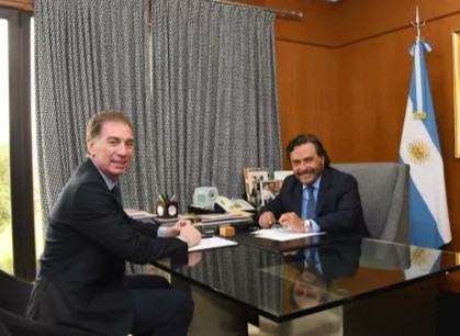 Santilli aseguró el respaldo de Sáenz para la reforma laboral