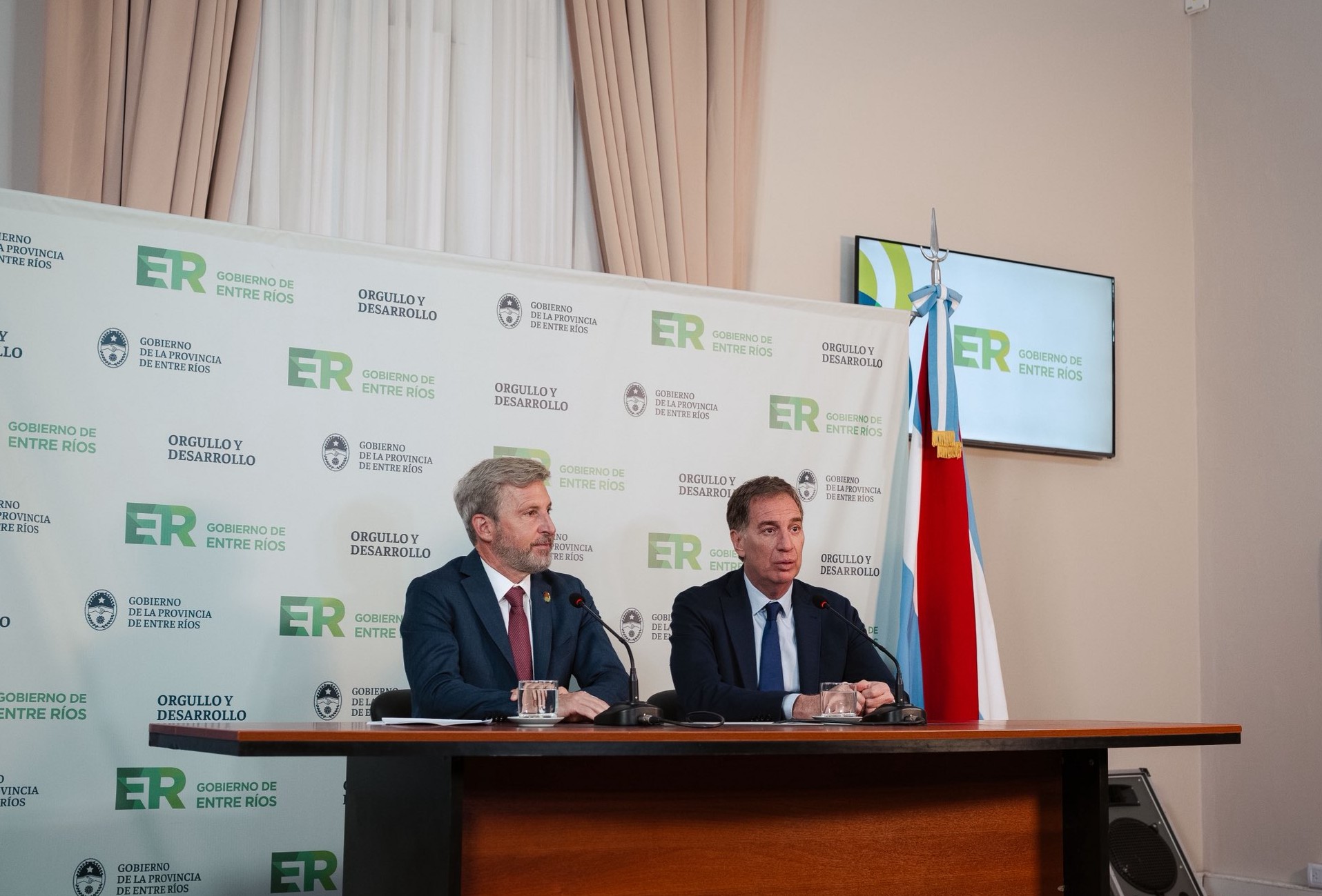 Reforma laboral: Frigerio respalda y Santilli confía en la sanción de la ley