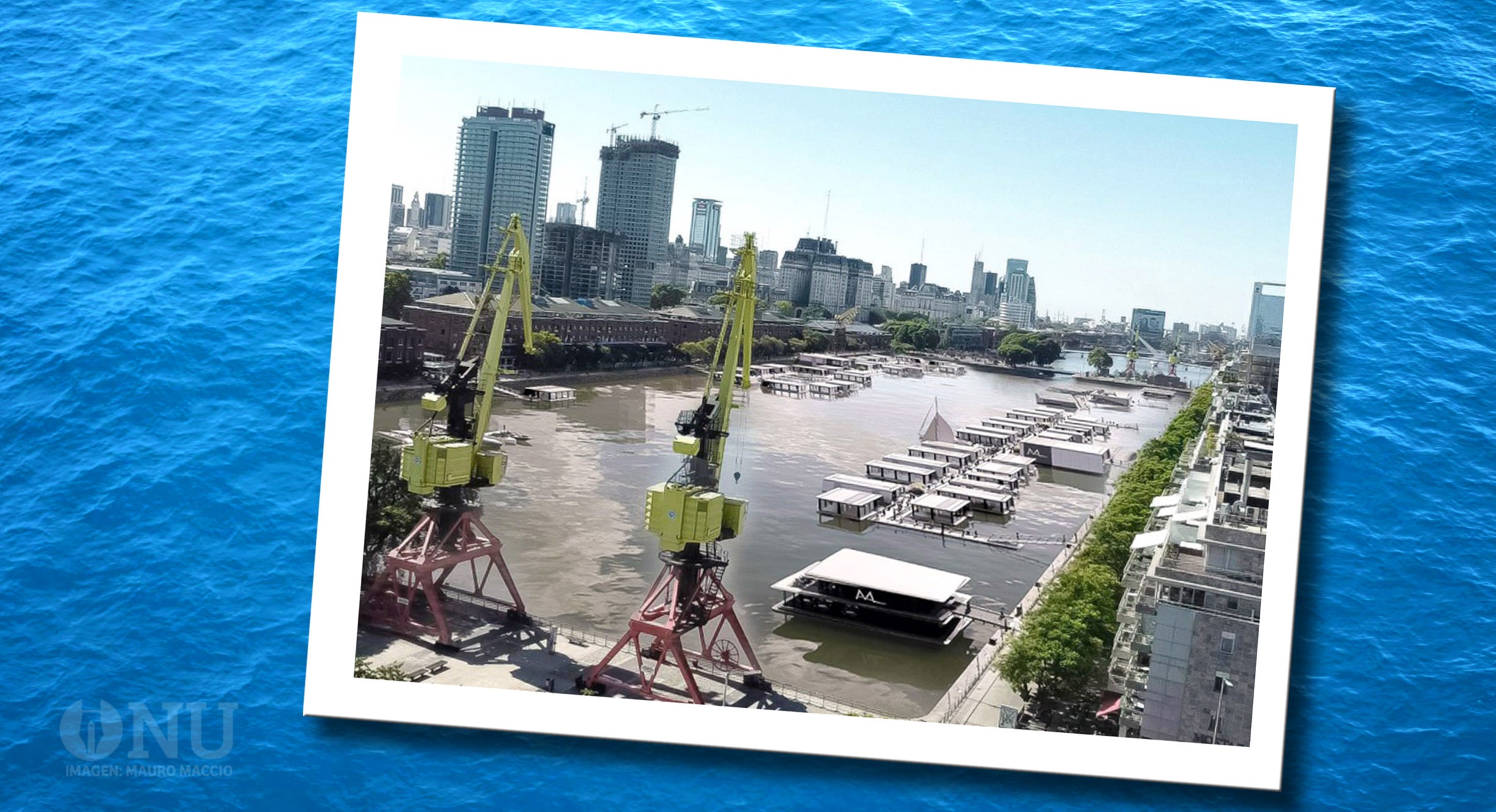 “El agua es de todos”: vecinos se oponen a la instalación de plataformas flotantes en el dique 2 de Puerto Madero