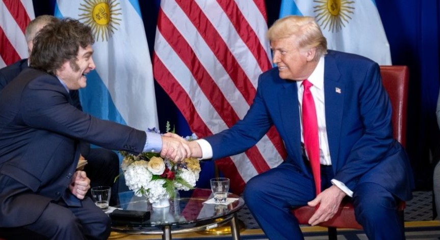 Milei fue invitado a una gala en Mar-a-Lago 