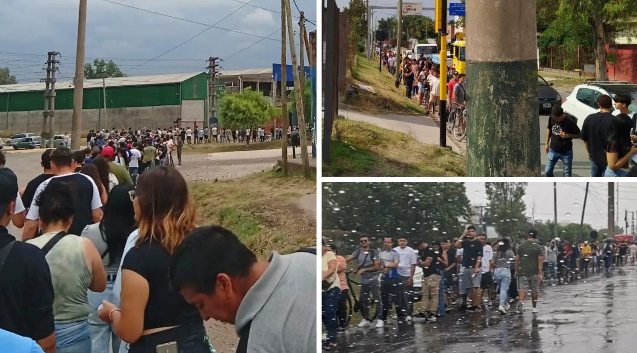 Diez cuadras de cola y 3.000 currículums: la postal de la crisis laboral