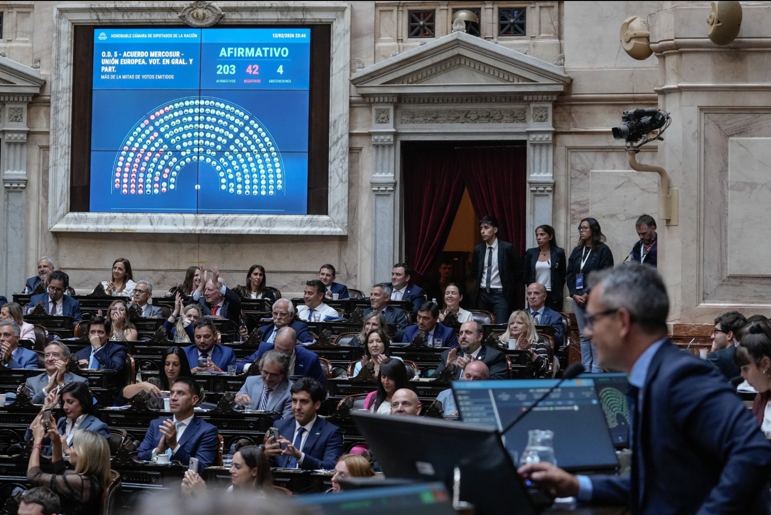 La Cámara baja dio media sanción al acuerdo comercial entre Mercosur y la UE