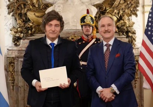 Milei recibió al embajador de EE.UU y estrecha vínculos con Washington