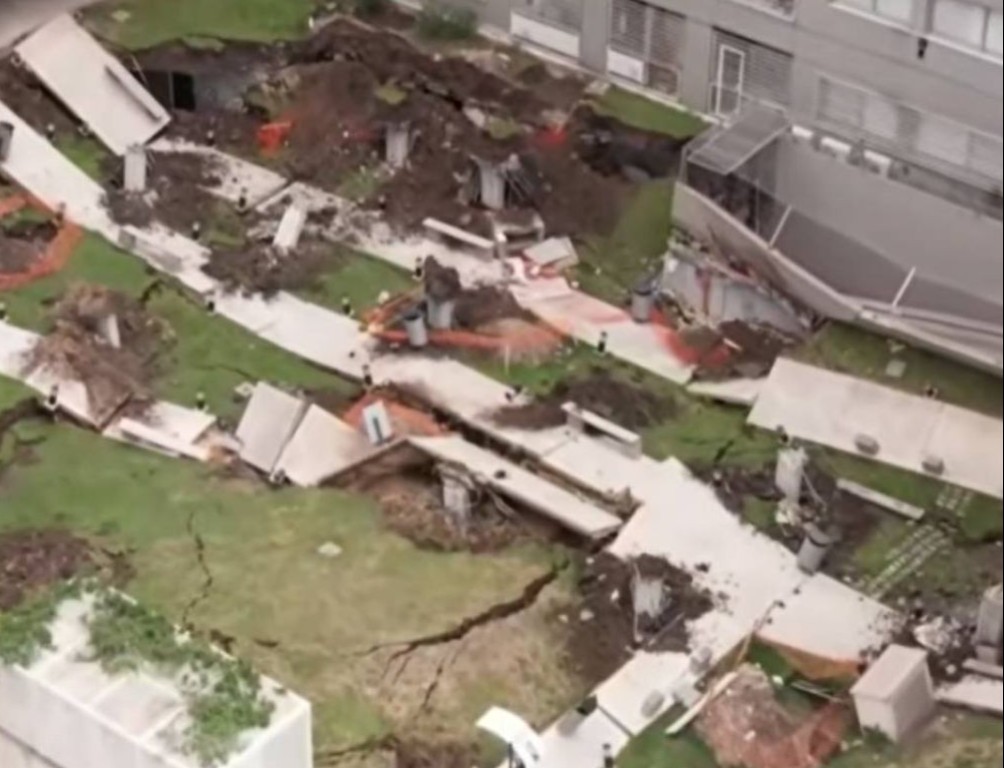 El GCBA le informó a los vecinos sobre los trabajos tras el derrumbe 