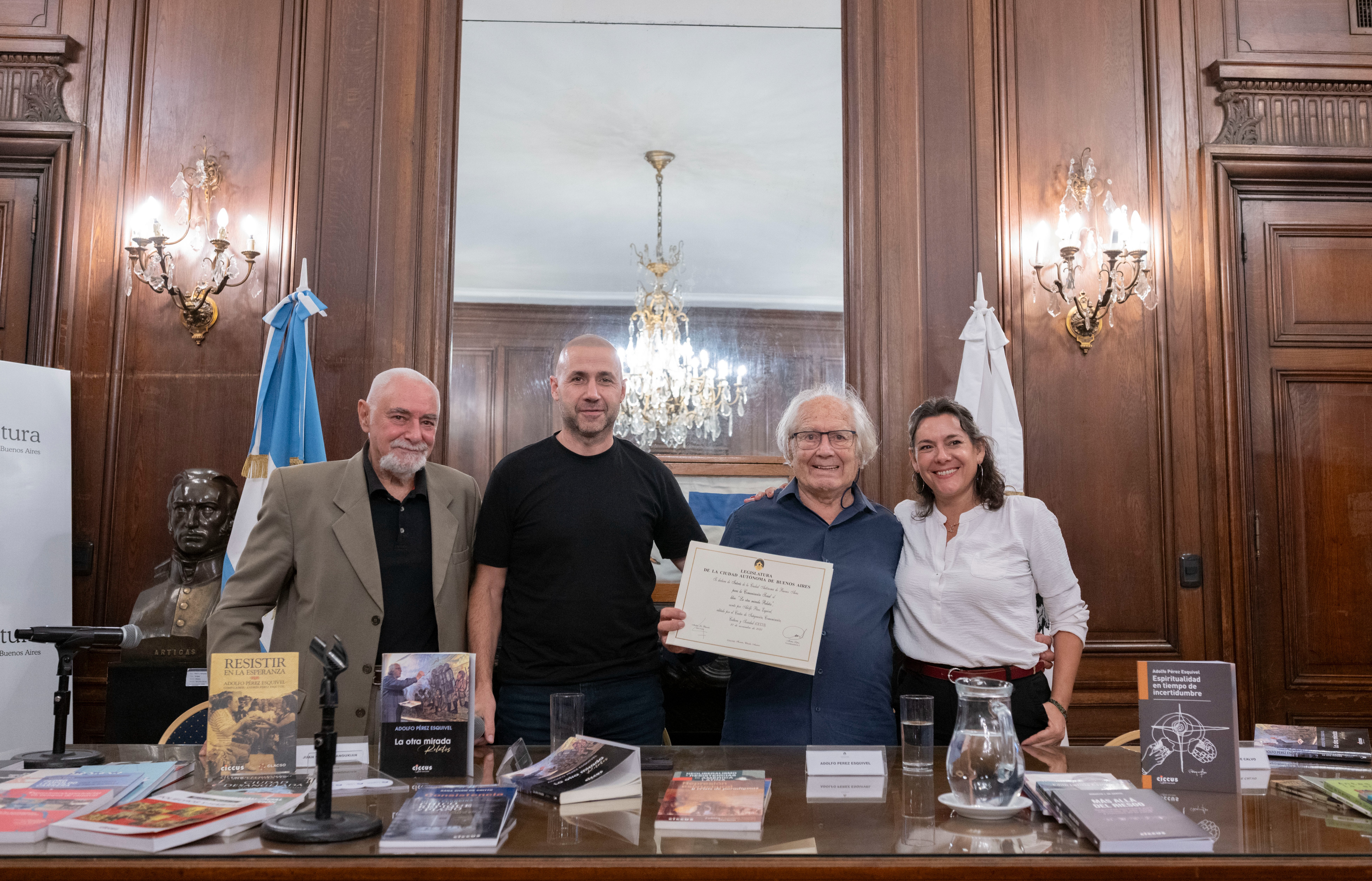 Pérez Esquivel en la Legislatura porteña: memoria viva a 50 años del golpe