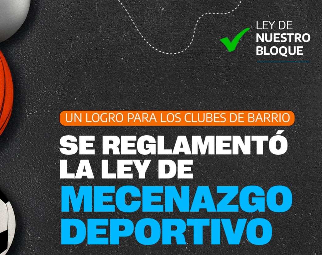 Fuerza por Buenos Aires festejó la reglamentación Ley de Mecenazgo y Patrocinio Deportivo