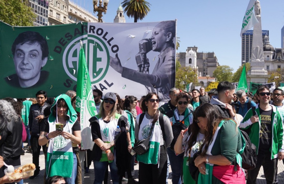 ATE anunció un paro nacional: “Si no hay plata, no habrá paz social”
