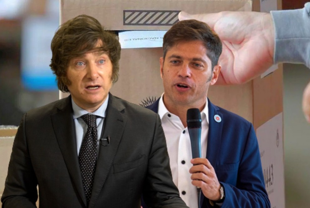 Kicillof vs Milei: encuestas revelan un empate técnico
