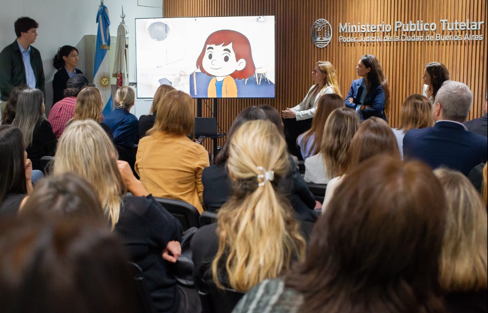 El MPT de CABA presenta el primer material para niños en la Sala de Entrevistas Especializada
