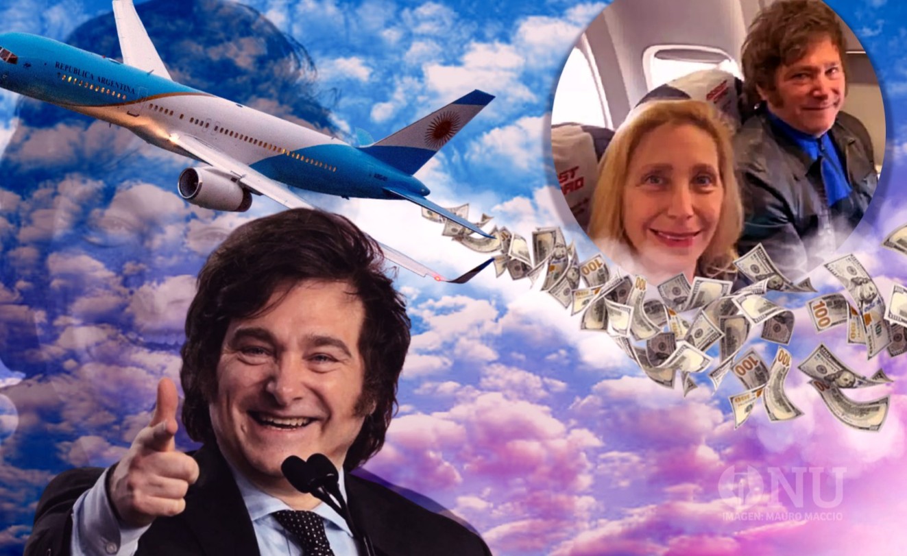Los viajes millonarios de Milei: hay plata 
