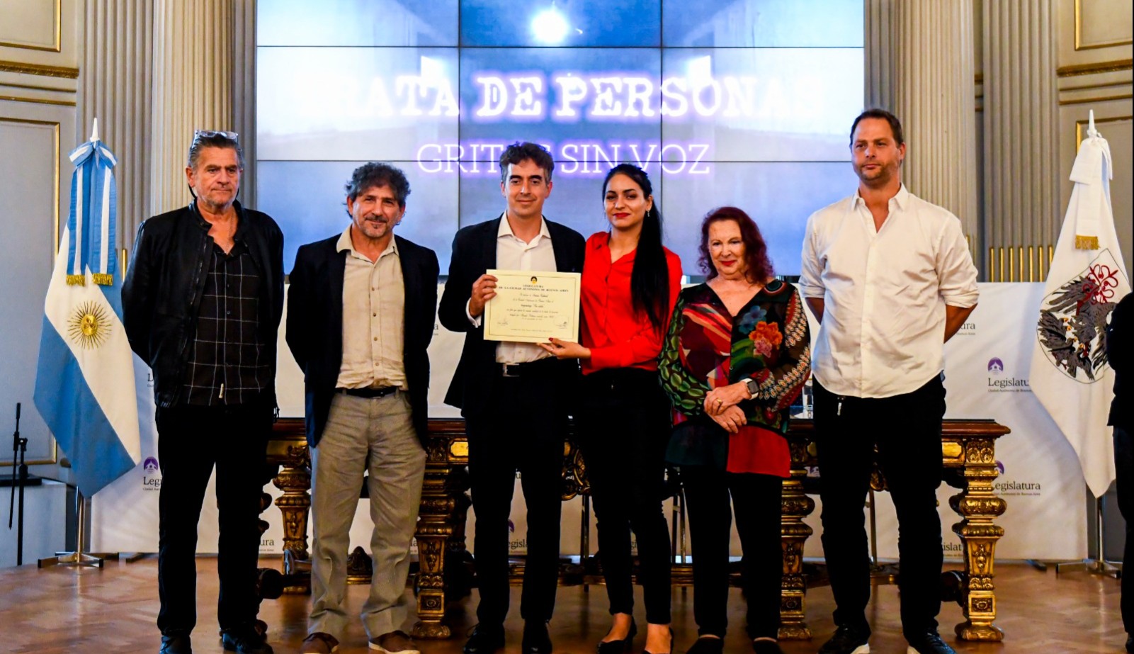 Lucía Montenegro encabezó una jornada en contra de la trata de personas