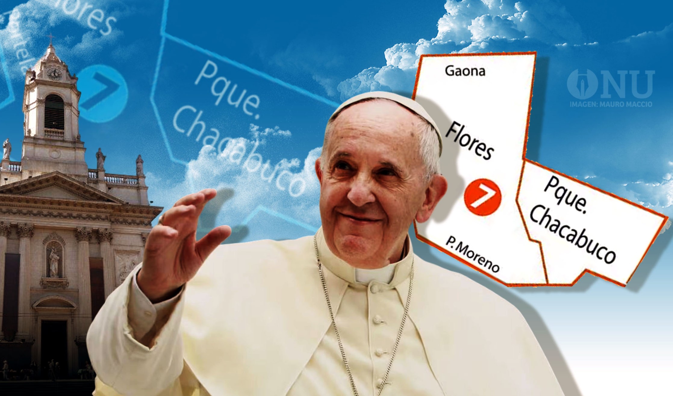 Lanzan una campaña para que la Comuna 7 lleve el nombre del Papa Francisco