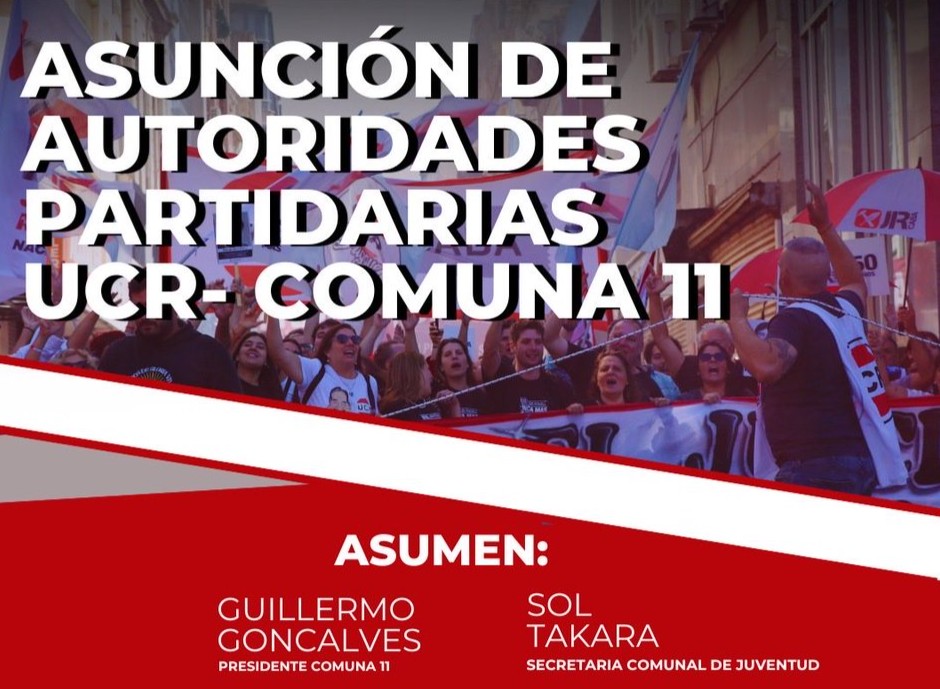 La UCR Capital acompaña la renovación de autoridades en la Comuna 11