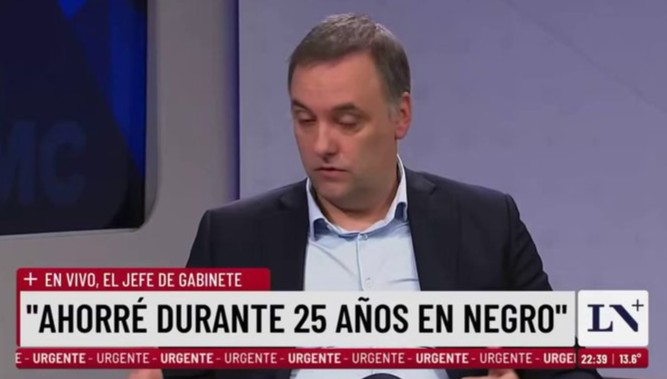Declaración jurada: Adorni contradice sus propias declaraciones