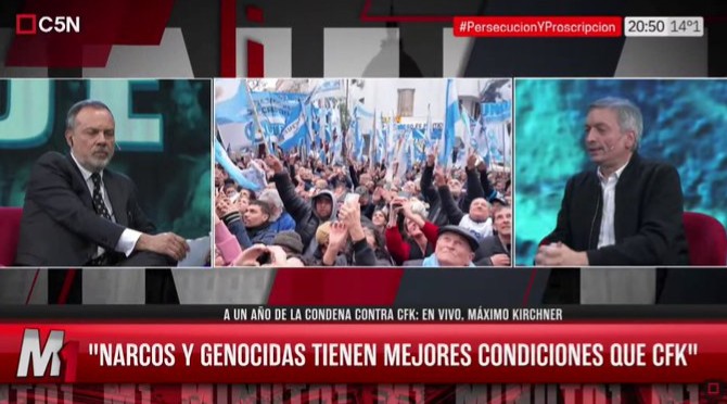 Máximo: “Vamos a dejar la vida para que Cristina sea candidata”
