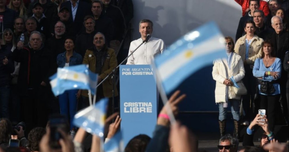  Máximo en el banderazo por CFK: “Los que hablan de unidad ni siquiera son capaces de ir a verla”