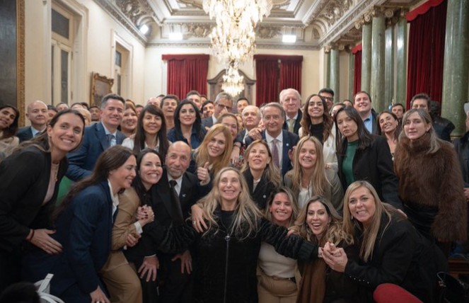 Sin Adorni, Karina Milei se mostró con diputados libertarios