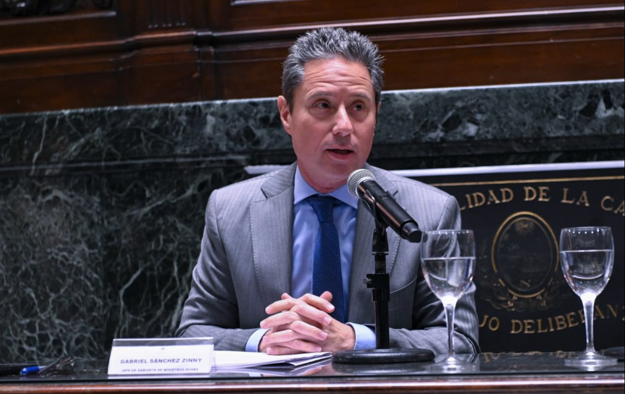 Sánchez Zinny reforzó el plan de Jorge Macri: seguridad, orden y cumplir la ley