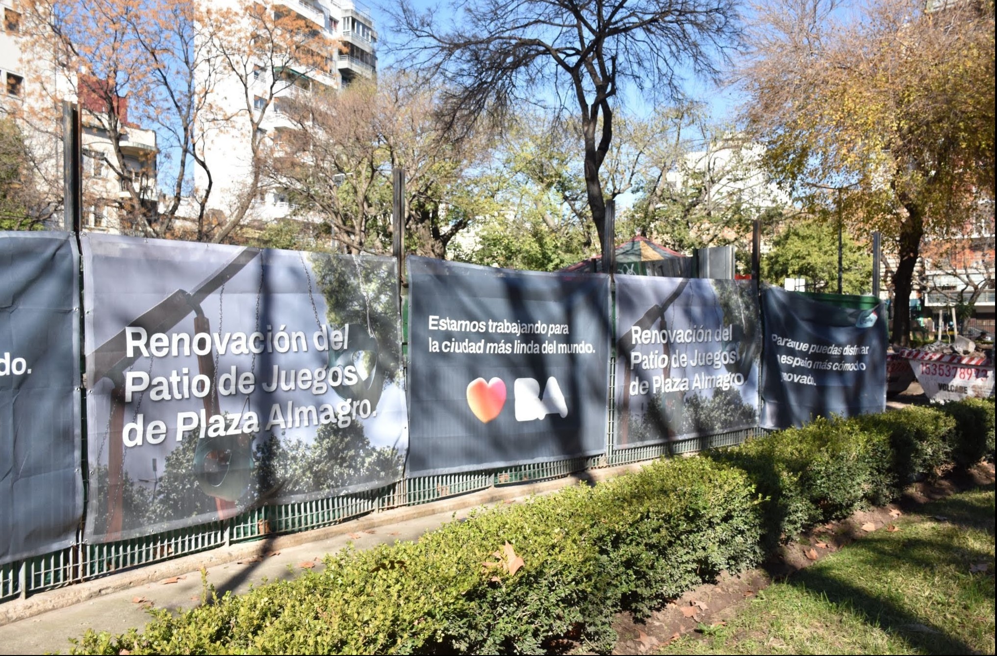 La Plaza Almagro tendrá un nuevo patio de juegos más amplio e inclusivo