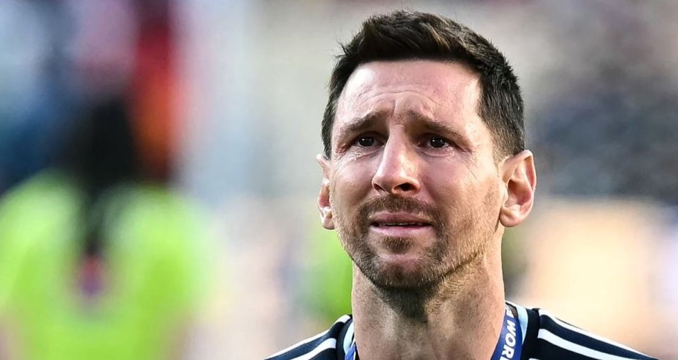 Las lágrimas de Messi