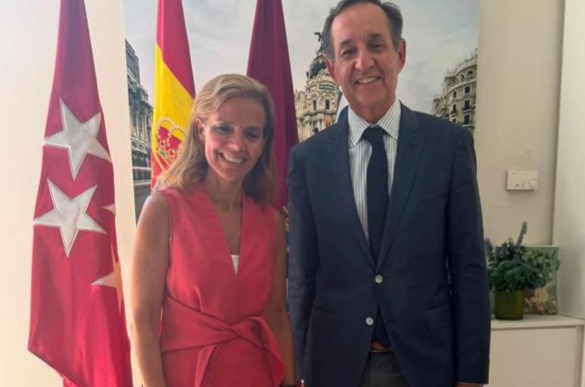 Pompeo se reunió con autoridades de la Unión de Ciudades Capitales Iberoamericanas