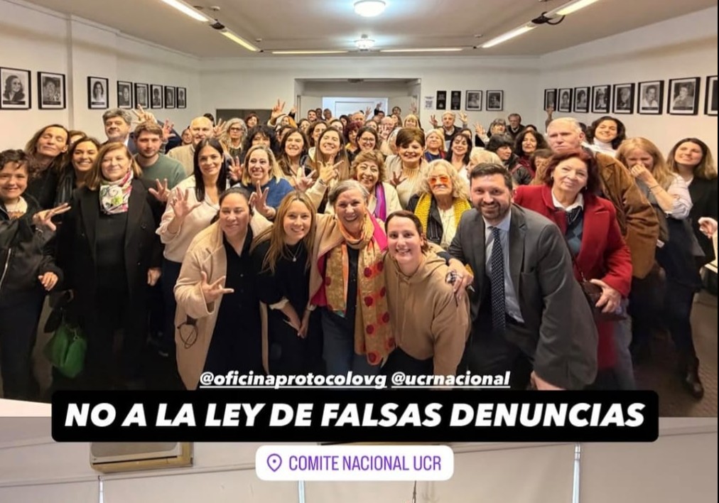 Radicales rechazaron el proyecto sobre falsas denuncias