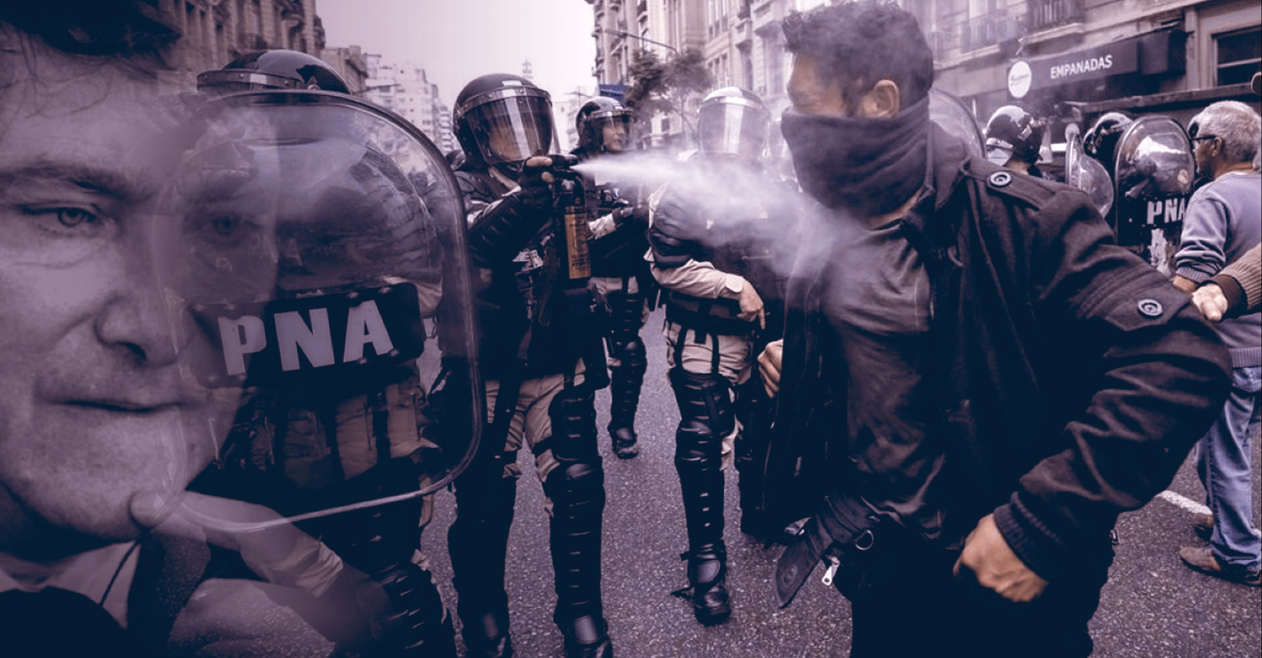 Cuando fracasa la política, es el turno de la Guardia de Infantería