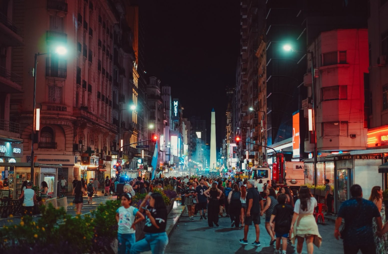 La avenida Corrientes celebra