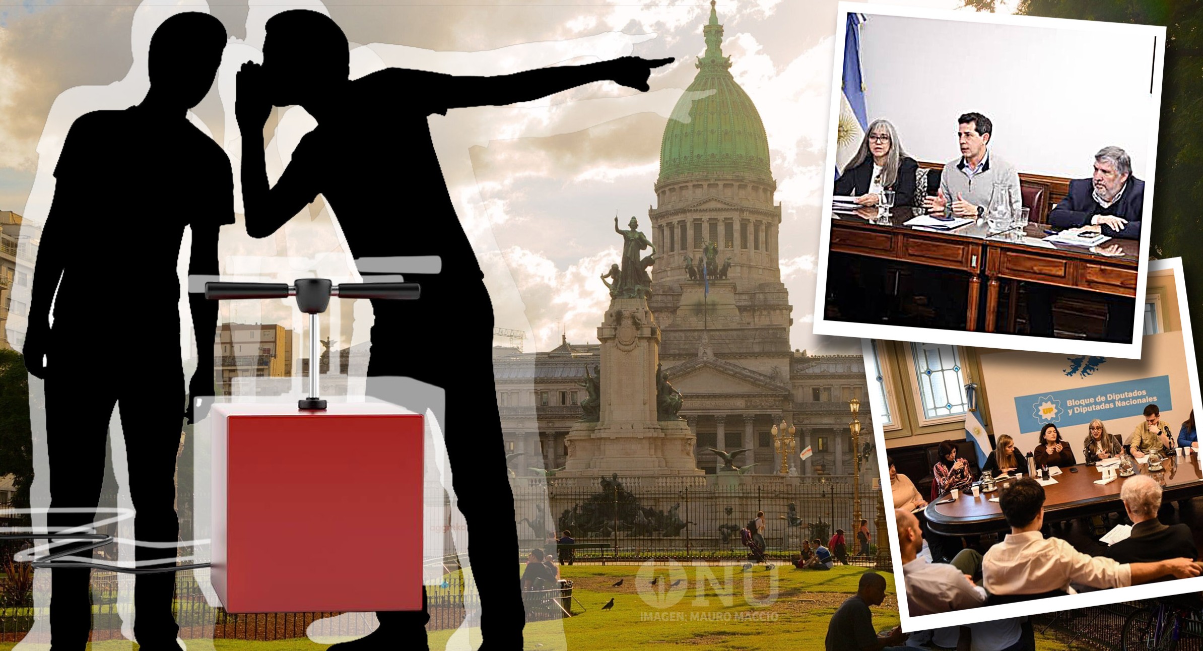 Detonaciones, mentiras y videos en los pasillos del Congreso