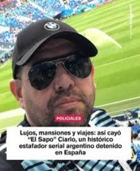 Por investigación de la Policía de la Ciudad fue detenido en España un estafador serial 