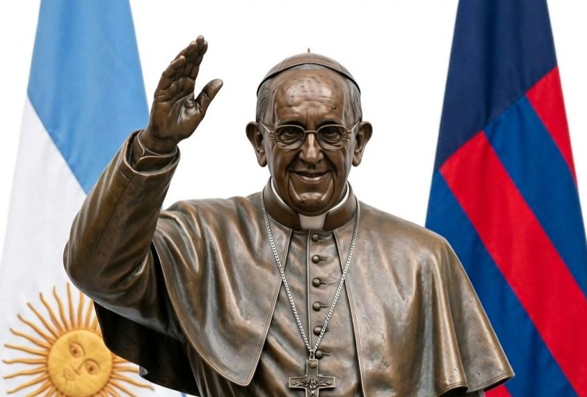 El debate por la estatua de Francisco 