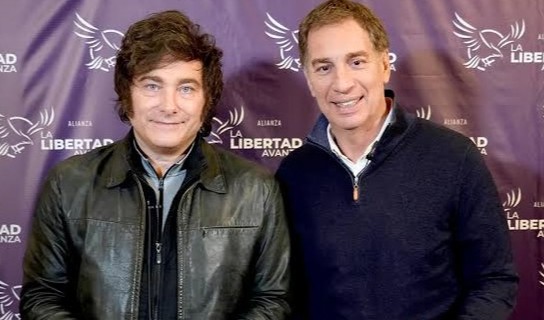 Milei respaldó a Santilli: "El próximo gobernador"