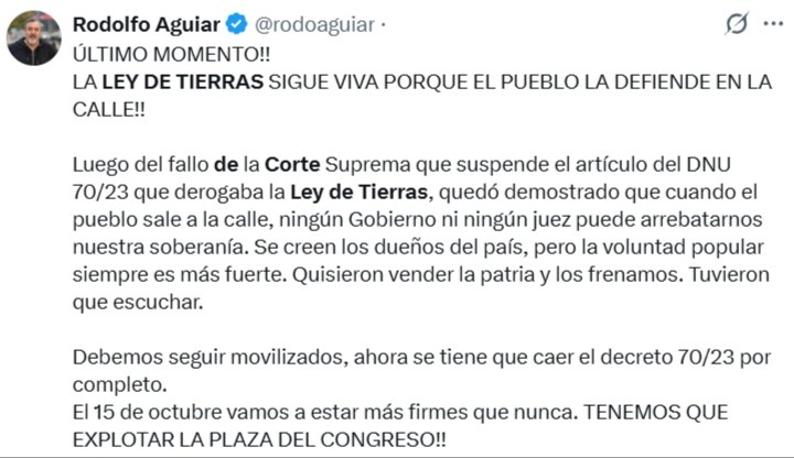 ley de tierras
