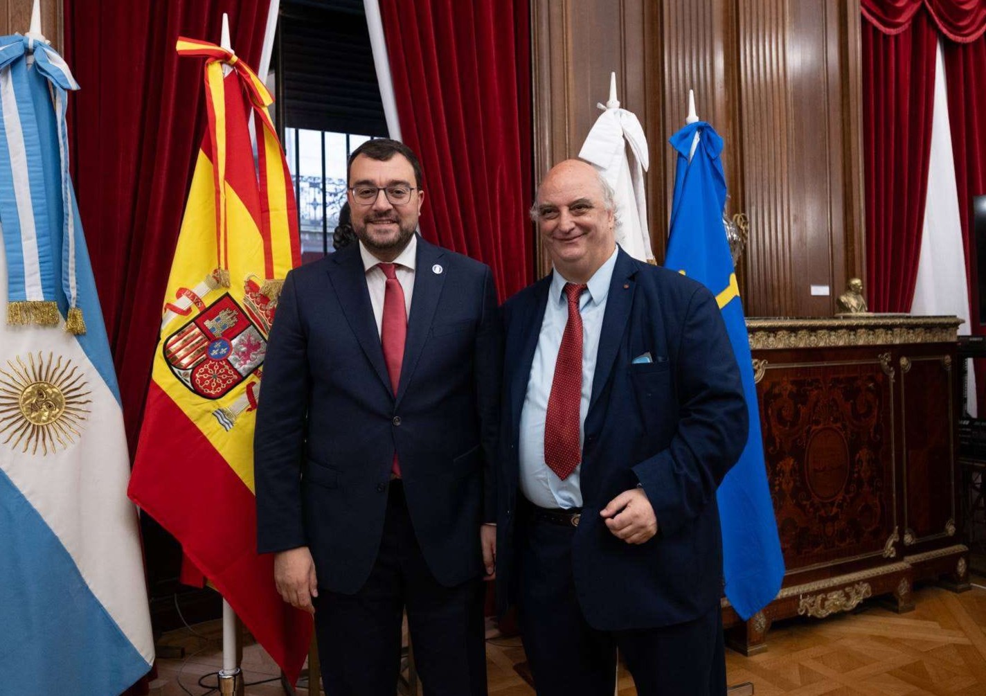 La Legislatura porteña recibió al Presidente del Principado de Asturias