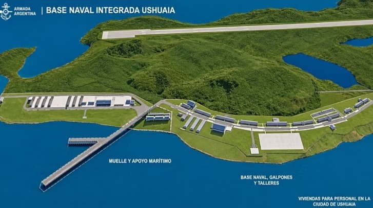 El muelle militar de Ushuaia entra en la etapa licitatoria