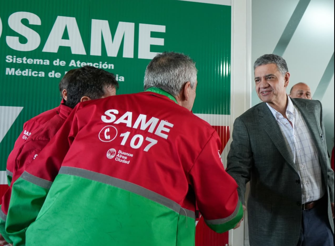 GCBA abrió una nueva base del SAME en Palermo, la octava en la gestión de Jorge Macri
