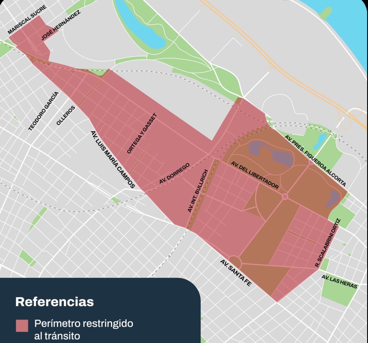 Cortes y desvíos por la visita del Papa León XIV