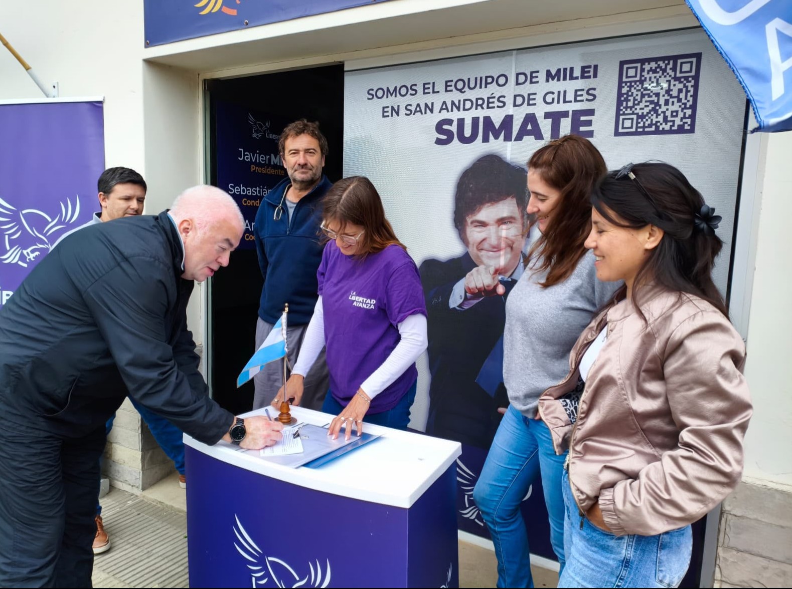 LLA llevó adelante una jornada de afiliaciones en la Provincia