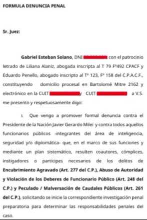 solana denuncia